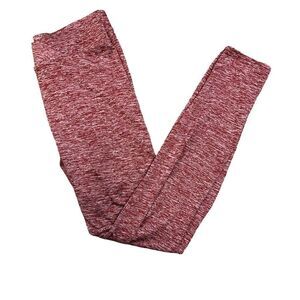 Heather Red Skinny Leg Stretch Workout Lounge Pant S